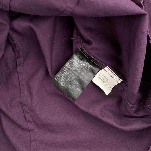 Bogosse Dress Shirt Mens 3XL 18 ½ Aramis Blank Stitch Purple Cutaway French Cuff - Picture 13 of 16